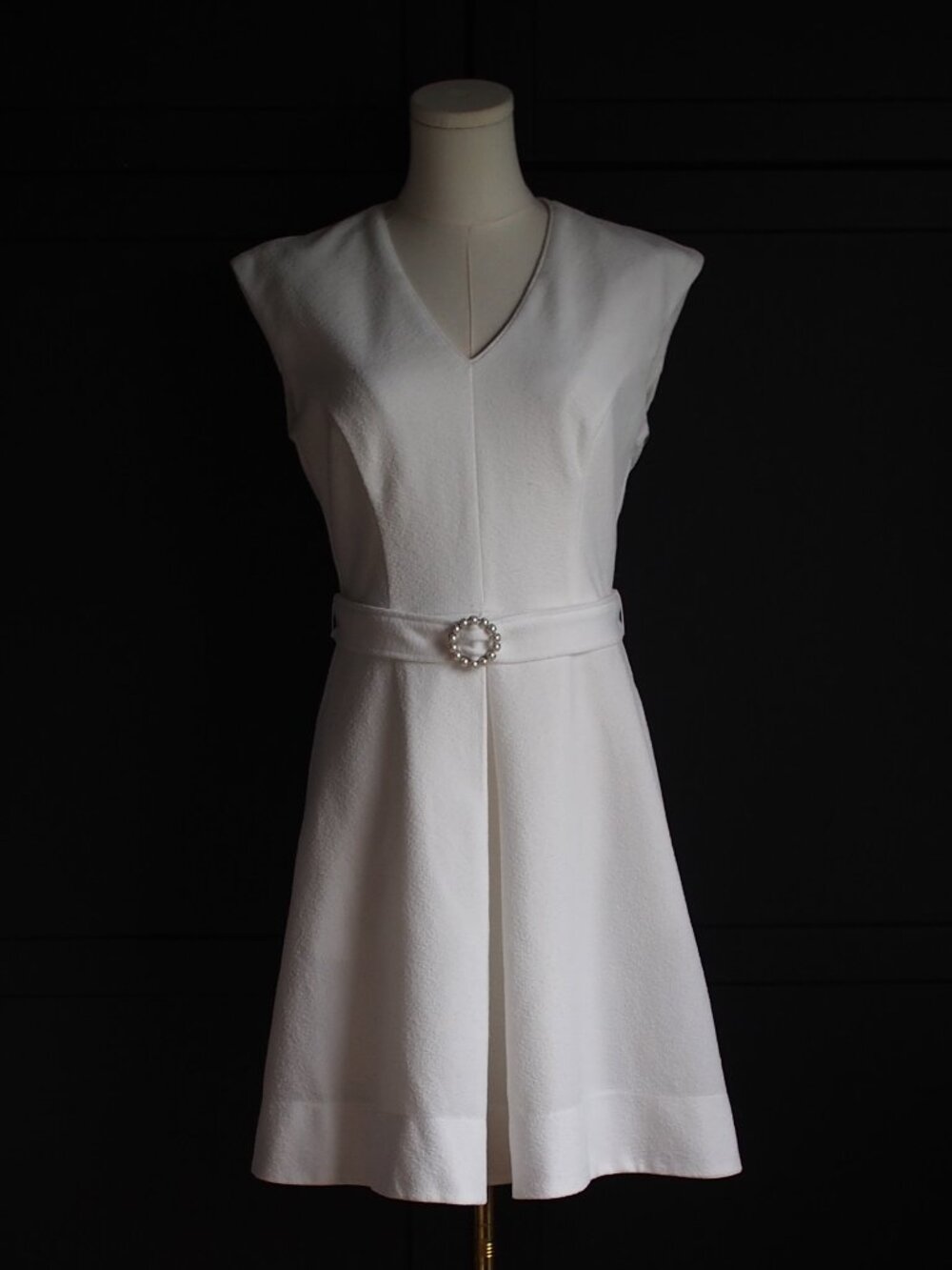 Maison Tara | NWT Madison Bouclé V-Neck Dress with Pockets